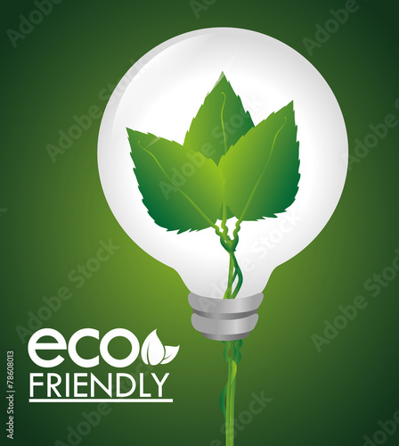 Ecology design, vector illustration.