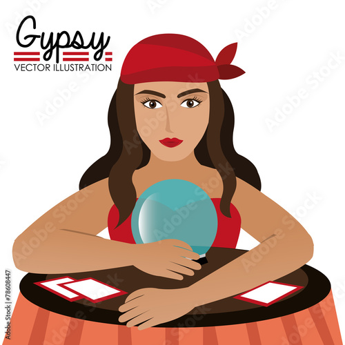 Flamenco design, vector illustration.