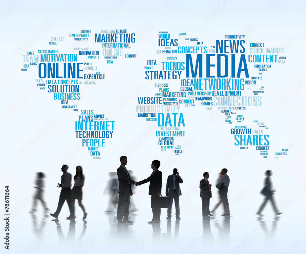 Social Media Internet Connection Global Communications Concept Social Media Internet Connection Global Communications Concept