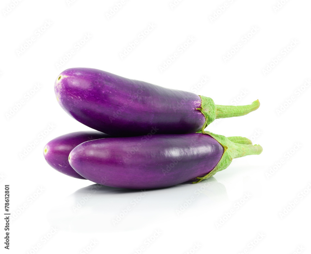 eggplant isolated on white background eggplant isolated on white background