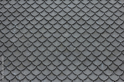 Texture of roof in pattern design