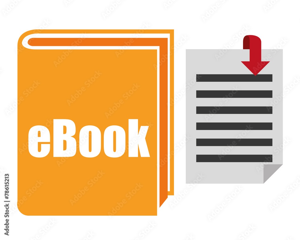 eBook design, vector illustration. eBook design, vector illustration.