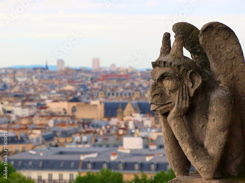 パリの風景を見る像 © sims7501986