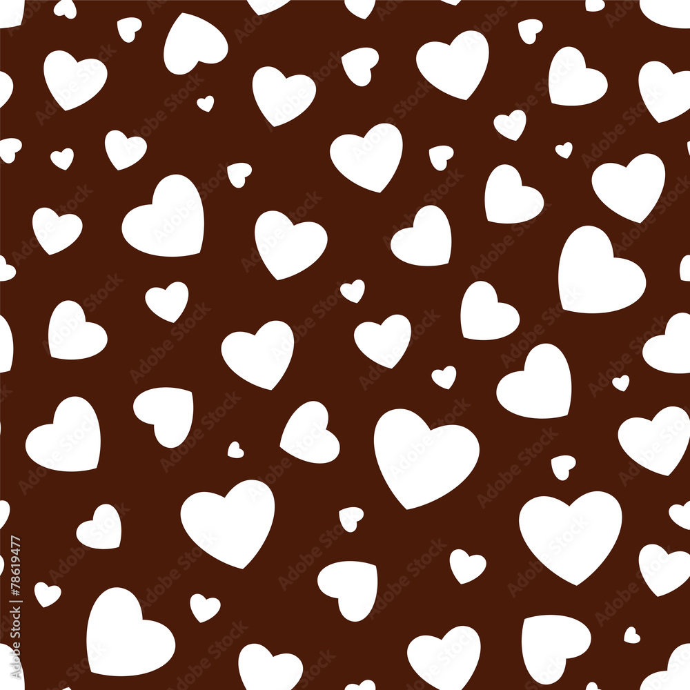 Seamless background with hearts Seamless background with hearts