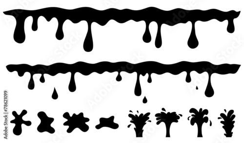 blots, splashes and smudges