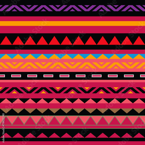 Seamless abstract ethnic ornament