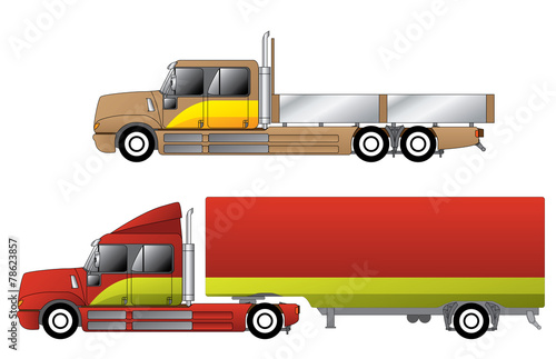 Convetional trucks with double cab