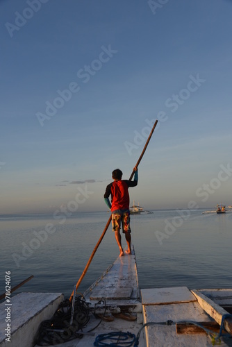 Rowing on Bohol