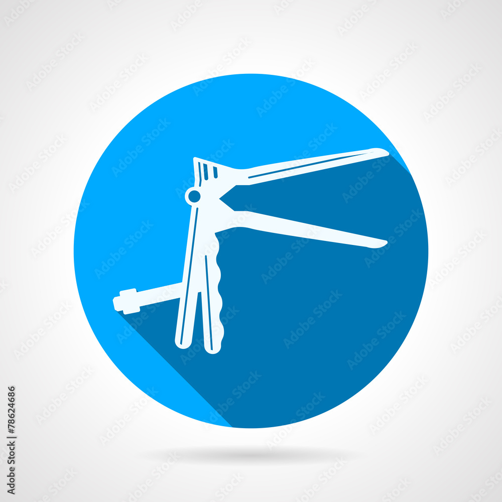 Circle icon for gynecology speculum Circle icon for gynecology speculum