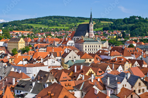 Cesky Krumlov - town on UNESCO list in Czech Republic