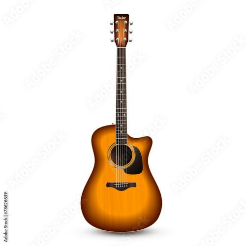 Guitar Realistic Isolated