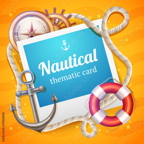 Marine Card Template