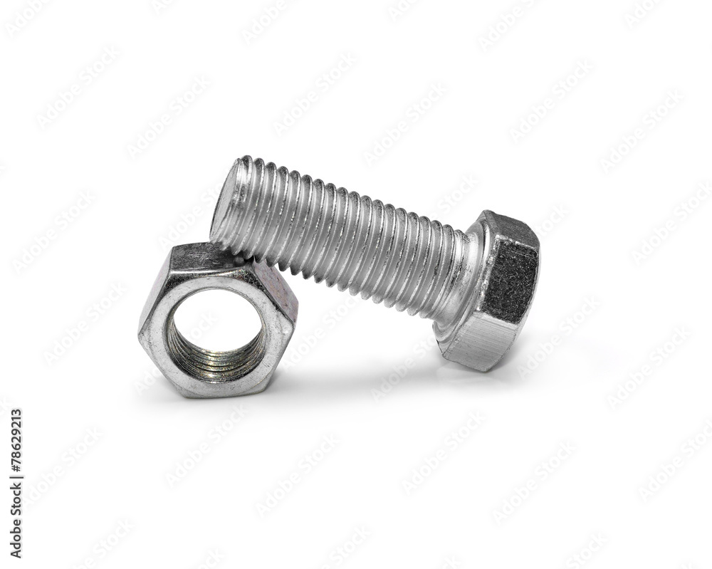 screw isolated on the white backgrounds screw isolated on the white backgrounds