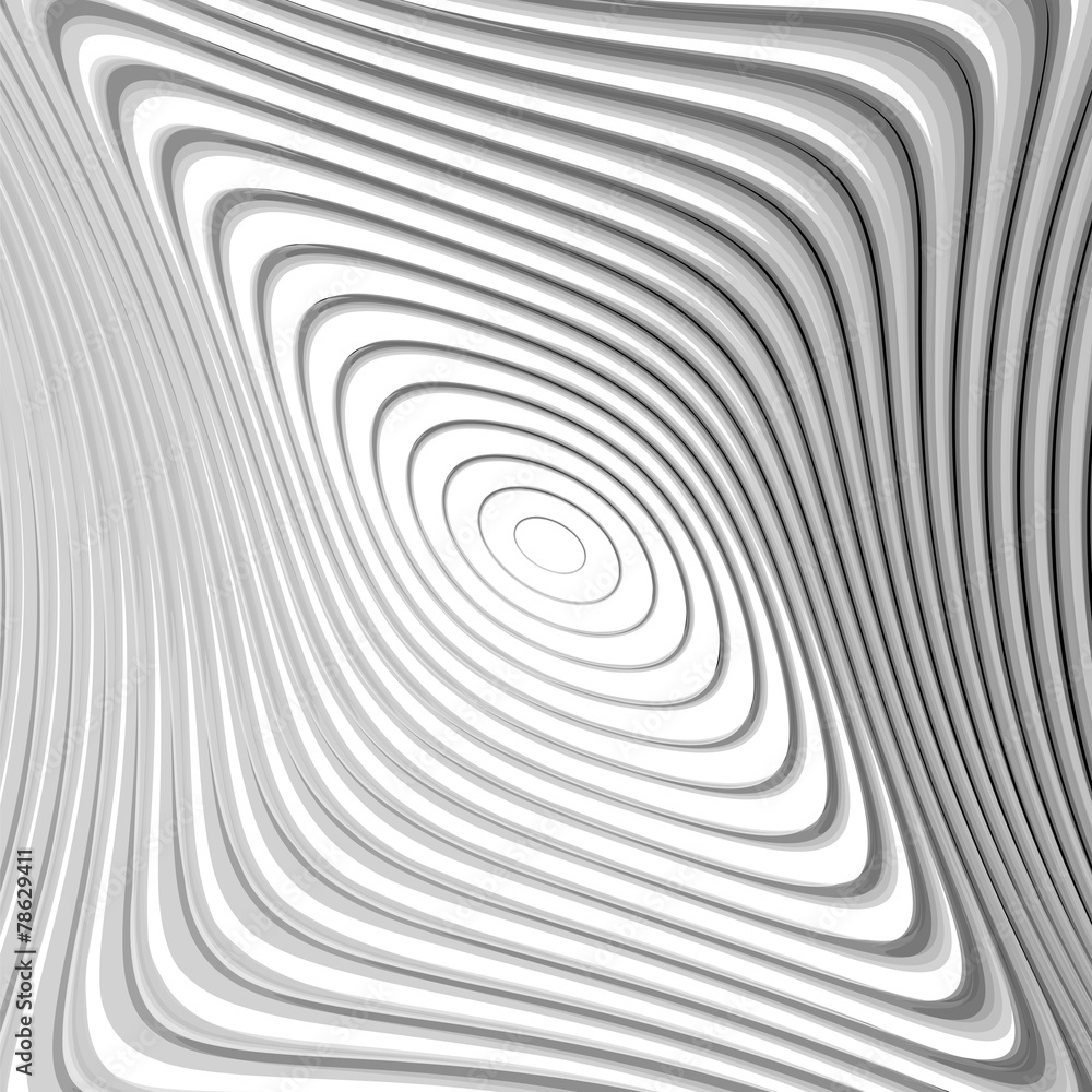 Fototapeta Design monochrome whirl circular motion background