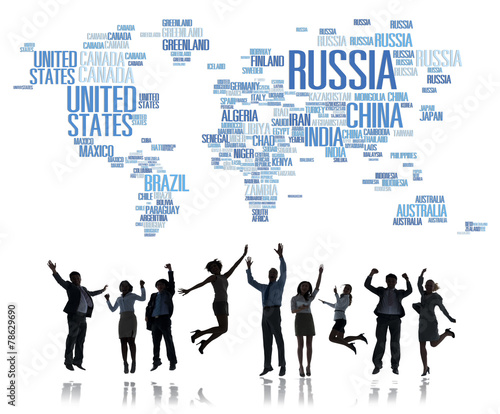 Russia Global International Countries Globalization Concept