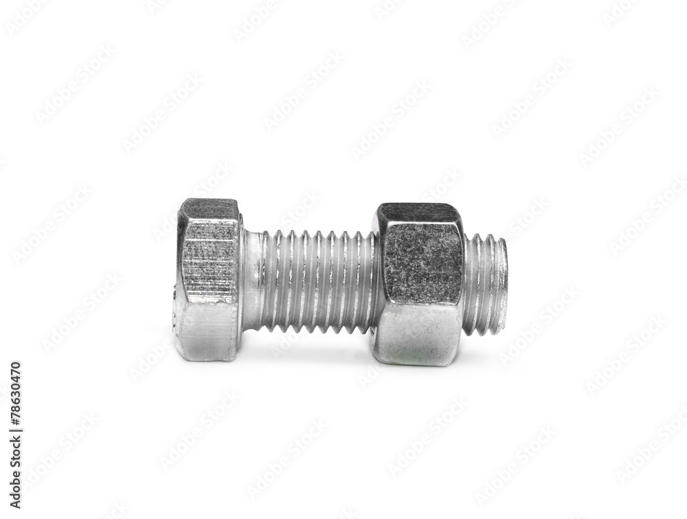 screw isolated on the white backgrounds screw isolated on the white backgrounds