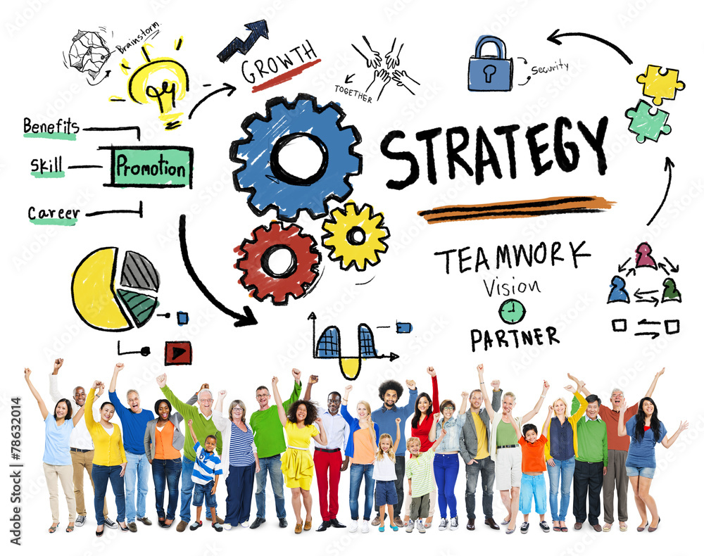 Strategy Solution Tactics Teamwork Growth Vision Concept Strategy Solution Tactics Teamwork Growth Vision Concept