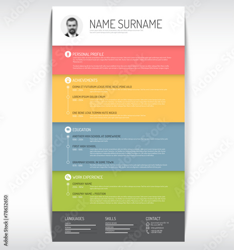 cv / resume template