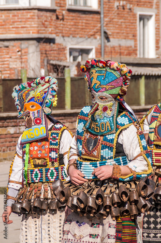 Colorful costumes and masks