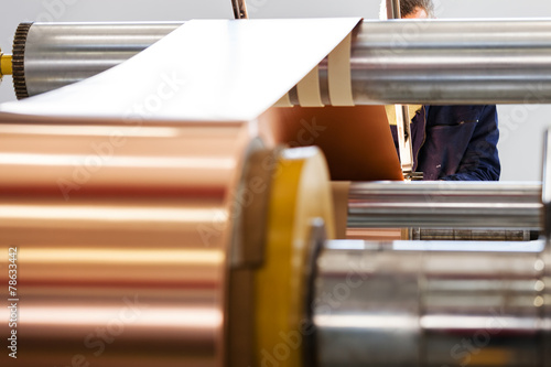 Foto copper foil bending machine