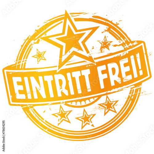 Stempel Eintritt Frei