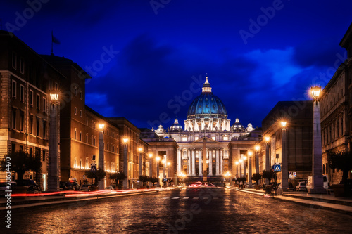 Blue Hour in the Vatican