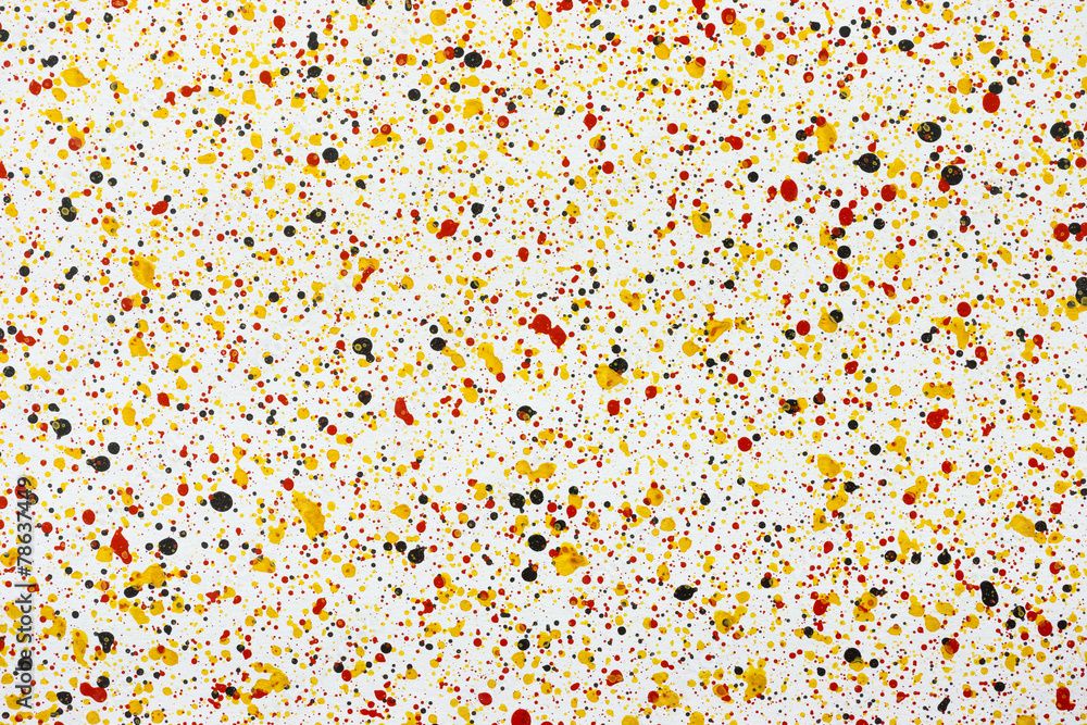 Fototapeta premium Watercolor splashing on white background