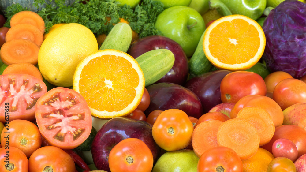 Fruits and vegetables organics Fruits and vegetables organics