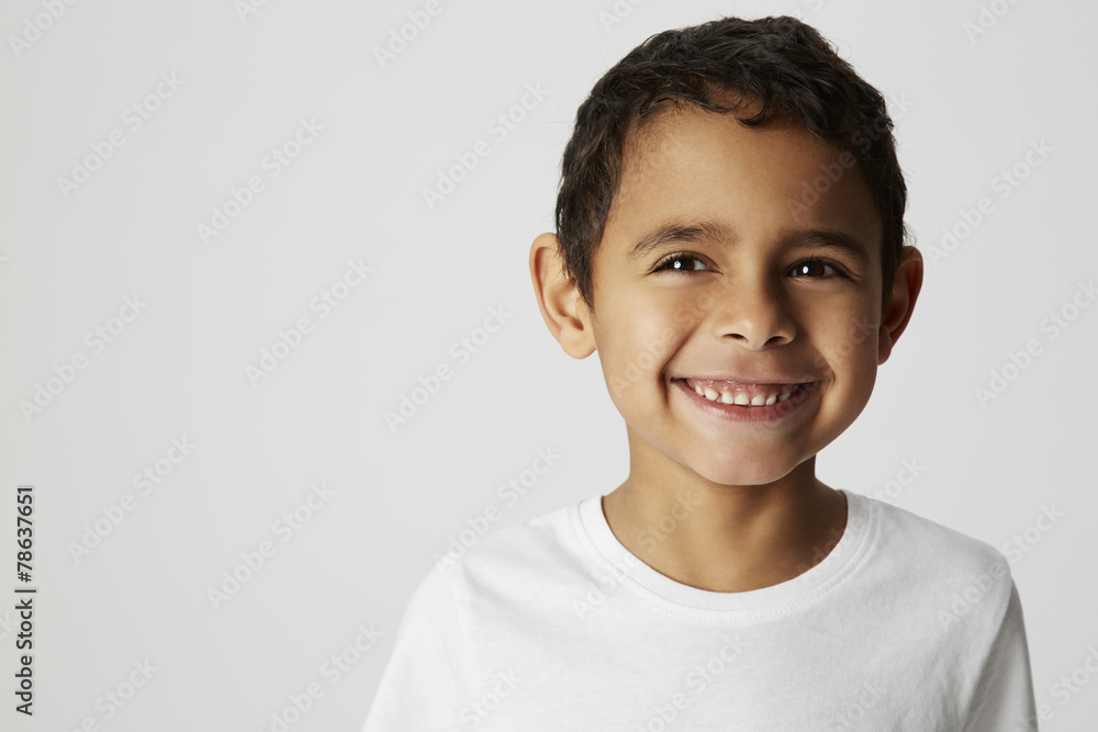 Cheeky boy, smiling Cheeky boy, smiling