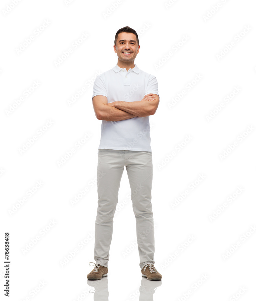 smiling man with crossed arms smiling man with crossed arms