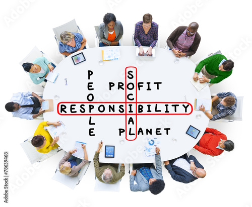 Social Responsibility Reliability Dependability Ethics Concept photo