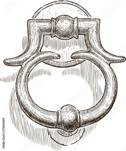 ancient door handle
