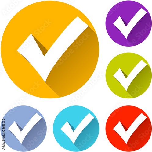 check mark icons