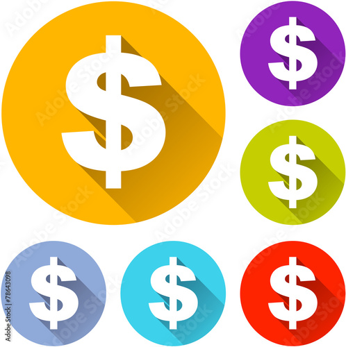dollar icons