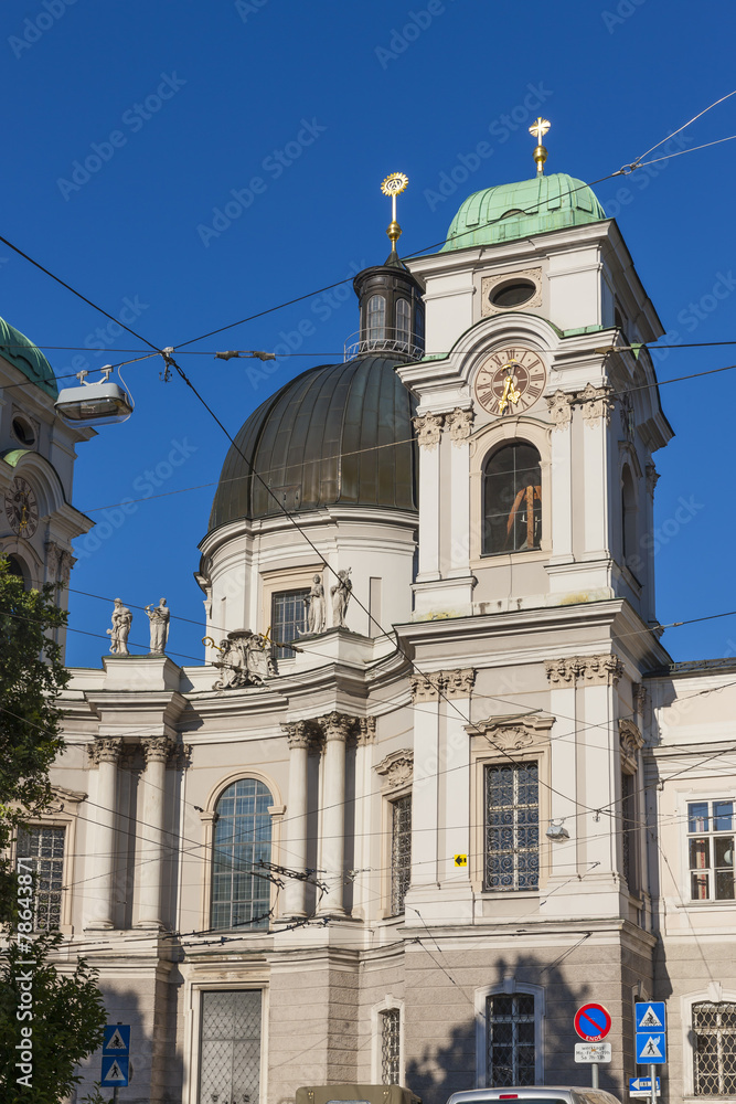 Dreifaltigkeitskirche am Markatplatz, Salzburg, Österreich