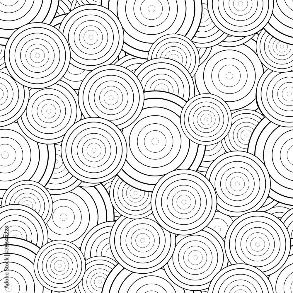 Vector seamless pattern. Abstract stylish background