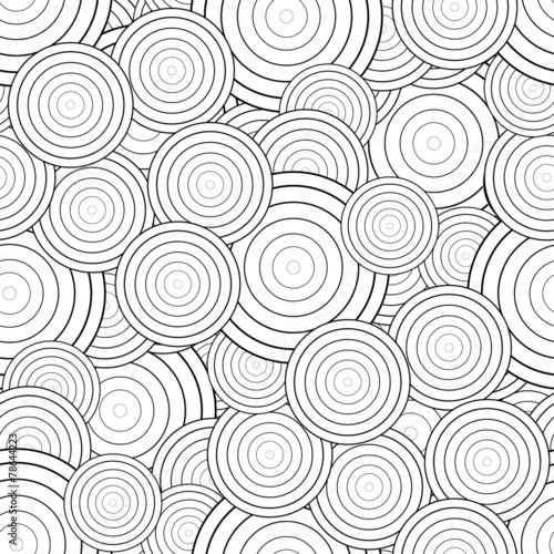 Vector seamless pattern. Abstract stylish background