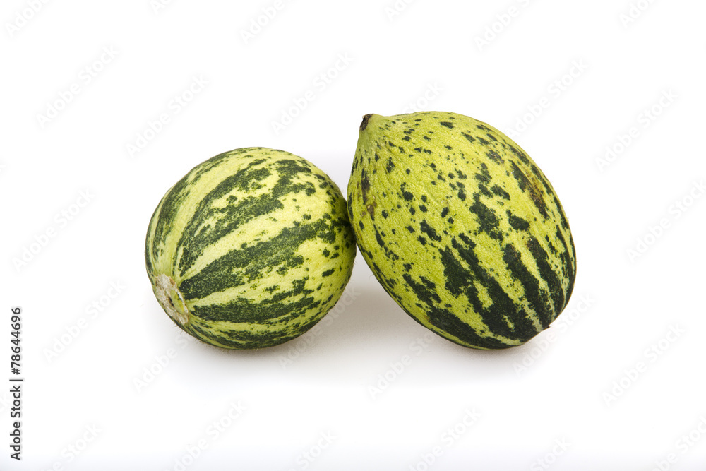 melons isolated on white background melons isolated on white background
