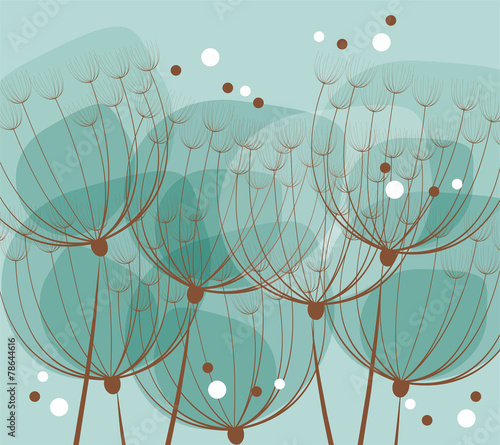 Cute floral background with a beautiful flowers.