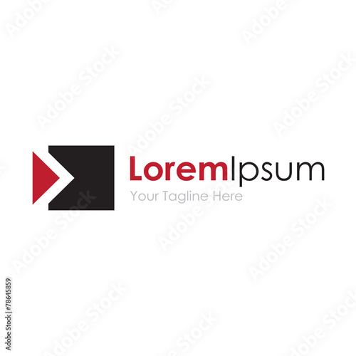 Free Download Red banking elegant arrow simple business icon logo - GFXLoad