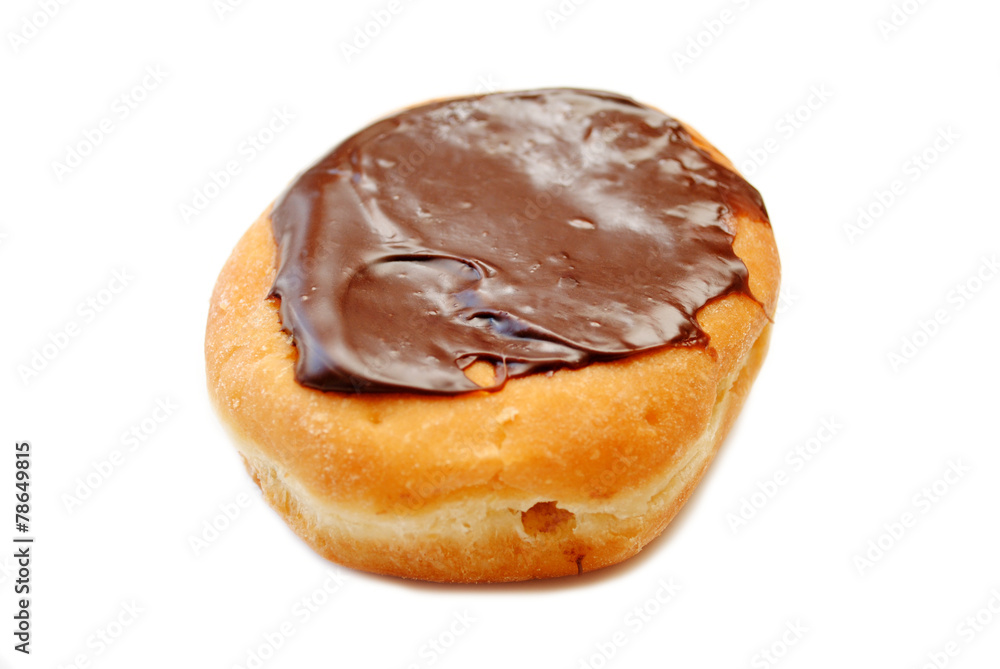 Cream Filled Donut with Chocolate Glaze Cream Filled Donut with Chocolate Glaze