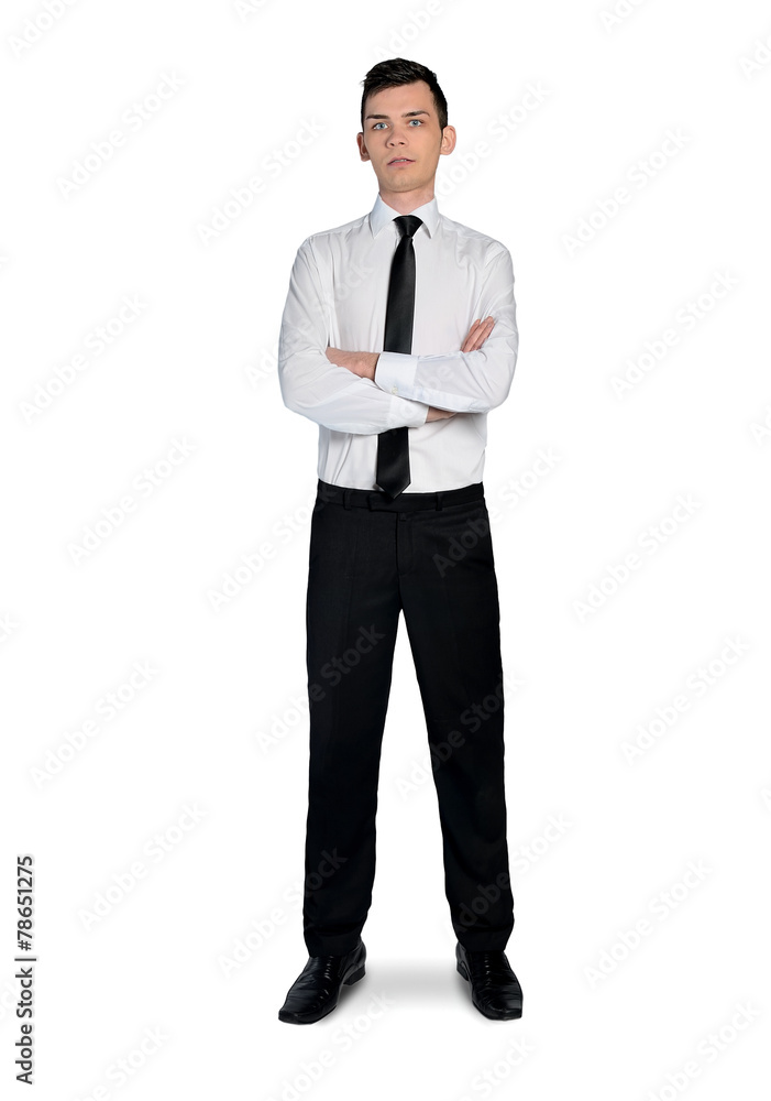 Business man looking camera Business man looking camera