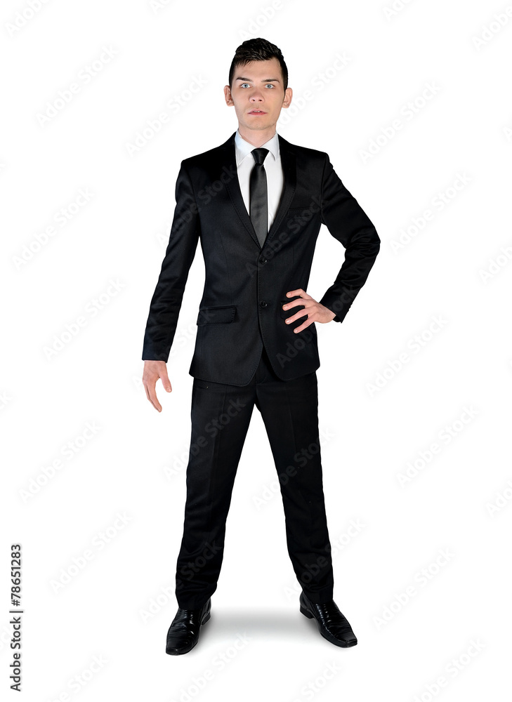 Business man looking camera Business man looking camera