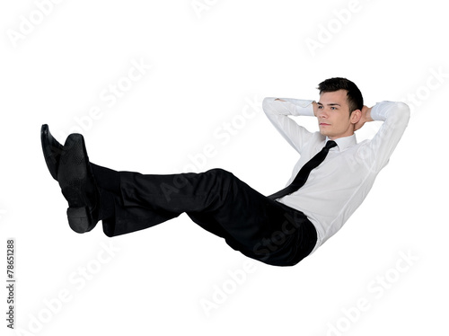Business man relaxing position