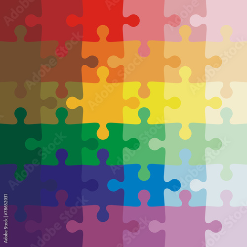 Color background Vector Illustration jigsaw puzzle.