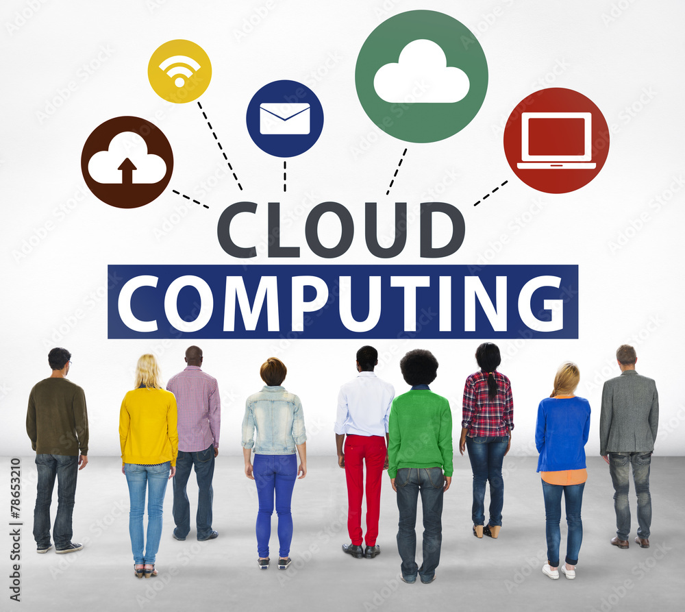 Cloud Computing Network Online Internet Storage Concept Cloud Computing Network Online Internet Storage Concept