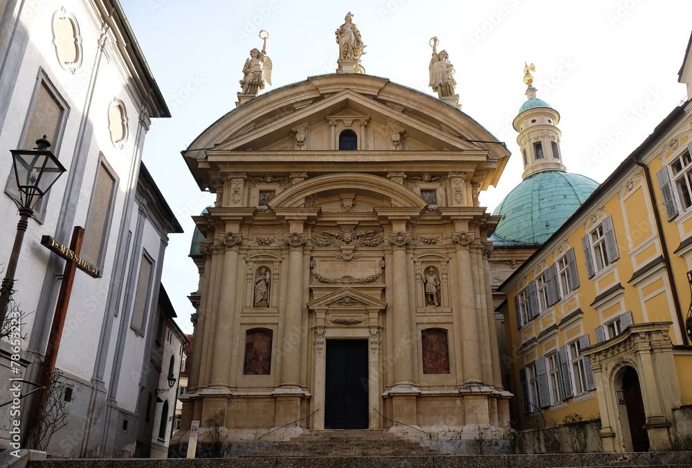 St. Catherine church and Mausoleum of Ferdinand II,Graz,Austria