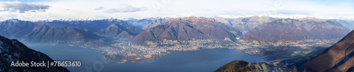 View of the Lake Maggiore