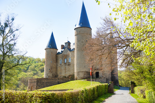 Beautiful Veves Castle view during sunny day photo