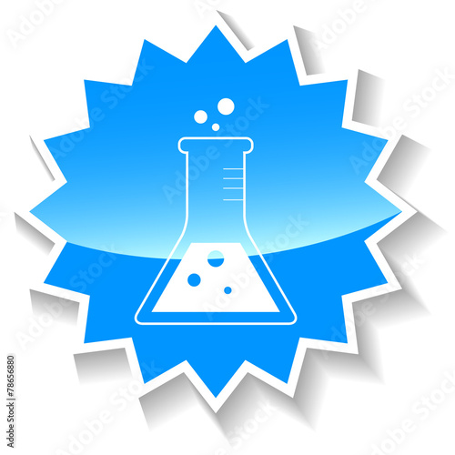 Experiment blue icon